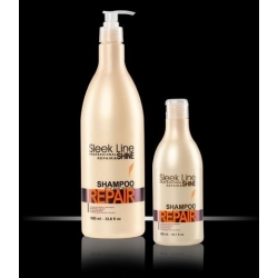 STAPIZ SZAMPON SLEEK LINE REPEIR Z JEDWABIEM 1L